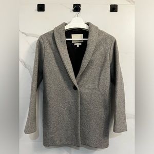 Aritzia Wilfred Gray Wool Coat - XXS